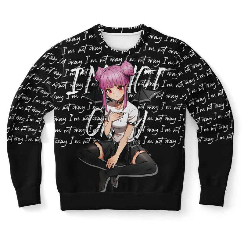 Budo Transformation Gothic sad anime Unisex AOP Sweatshirt - kawaiiwaru