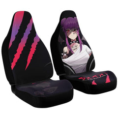 Budo V3 Sad Monster Anime Girl Car Seat Cover (x2) - kawaiiwaru