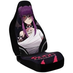 Budo V3 Sad Monster Anime Girl Car Seat Cover (x2) - kawaiiwaru