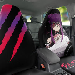 Budo V3 Sad Monster Anime Girl Car Seat Cover (x2) - kawaiiwaru