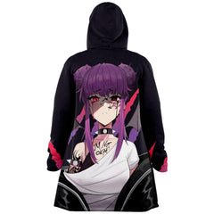 Budo V3 Sad Monster Anime Girl Cloak - kawaiiwaru