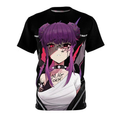 Budo V3 Sad Monster Anime Girl Unisex AOP Cut & Sew T-shirt - kawaiiwaru