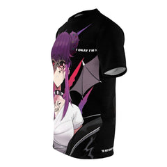 Budo V3 Sad Monster Anime Girl Unisex AOP Cut & Sew T-shirt - kawaiiwaru