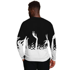 Chiroko Kawaii Creepy Cute Demon Anime Girl Unisex AOP Sweatshirt - kawaiiwaru