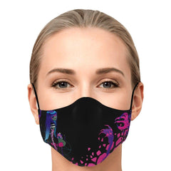 Chiroko Necromancer anime girl Face Mask - kawaiiwaru