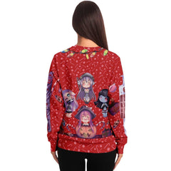 Christmas Chibi Kawaiiwaru Unisex AOP Sweatshirt - kawaiiwaru