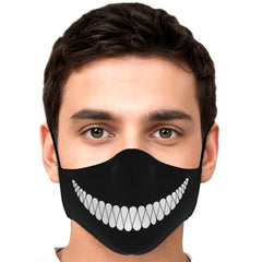 Creepy Smile Anime Face Mask - kawaiiwaru