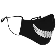 Creepy Smile Anime Face Mask - kawaiiwaru