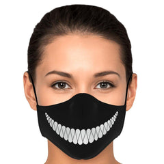 Creepy Smile Anime Face Mask - kawaiiwaru