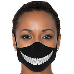 Creepy Smile Anime Face Mask - kawaiiwaru