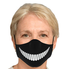 Creepy Smile Anime Face Mask - kawaiiwaru