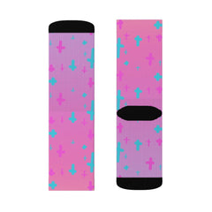 Crosses Sublimation Socks - kawaiiwaru