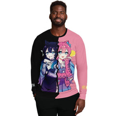 Helena and Helana Kawaii anime girl Vampire Twins AOP Sweatshirt - kawaiiwaru