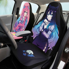 Helena and Helana Kawaii Anime Vampire Twins Anime Car Seat Cover (x2) - kawaiiwaru