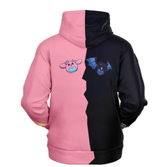 Helena and Helana Kawaii anime Vampire Twins Unisex AOP Hoodie - kawaiiwaru