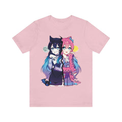 Helena and Helana Kawaii Anime Vampire Twins Unisex T-shirt - kawaiiwaru