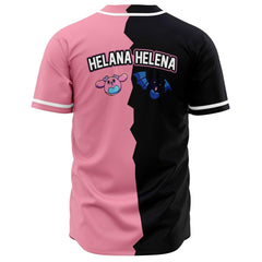 Helena and Helana vampire twins unisex baseball jersey t-shirt w/stripes - kawaiiwaru