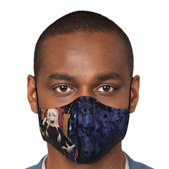 Hikari anime girl face mask - kawaiiwaru