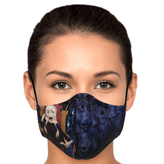 Hikari anime girl face mask - kawaiiwaru