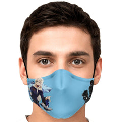 Hikari Sama anime girl face mask - kawaiiwaru