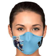 Hikari Sama anime girl face mask - kawaiiwaru