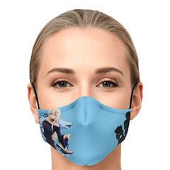 Hikari Sama anime girl face mask - kawaiiwaru