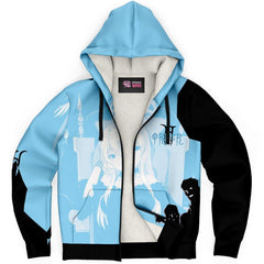 Hikari sama Waifu anime girl Sherpa Jacket Hoodie - kawaiiwaru