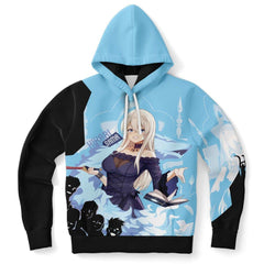 Hikari sama Waifu anime girl Unisex AOP Hoodie - kawaiiwaru