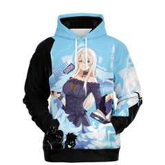 Hikari sama Waifu anime girl Unisex AOP Hoodie - kawaiiwaru