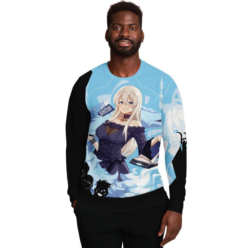 Hikari sama Waifu anime girl Unisex AOP Sweatshirt - kawaiiwaru