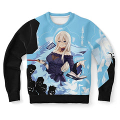 Hikari sama Waifu anime girl Unisex AOP Sweatshirt - kawaiiwaru