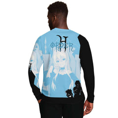 Hikari sama Waifu anime girl Unisex AOP Sweatshirt - kawaiiwaru