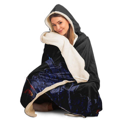 Hikari Sexy Waifu Anime Girl Hooded Blanket - kawaiiwaru