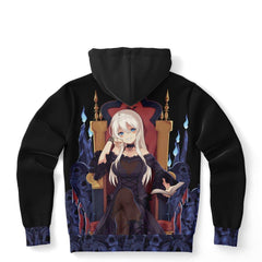 Hikari Sexy Waifu Anime Girl Unisex AOP Hoodie - kawaiiwaru