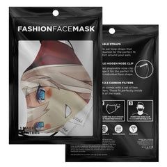 Hikari XL anime girl face mask - kawaiiwaru