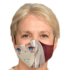 Hikari XL anime girl face mask - kawaiiwaru