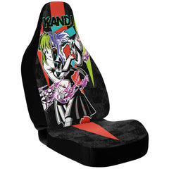 Kandi Cute Yandere Anime Girl Anime Car Seat Cover (x2) - kawaiiwaru