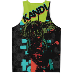 Kandi Cute Yandere Anime Girl AOP Tank Top - kawaiiwaru