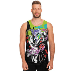 Kandi Cute Yandere Anime Girl AOP Tank Top - kawaiiwaru