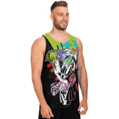 Kandi Cute Yandere Anime Girl AOP Tank Top - kawaiiwaru