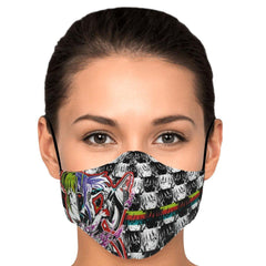 Kandi Cute Yandere Anime Girl Face Mask - kawaiiwaru