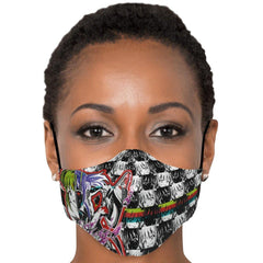 Kandi Cute Yandere Anime Girl Face Mask - kawaiiwaru