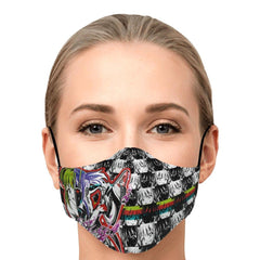 Kandi Cute Yandere Anime Girl Face Mask - kawaiiwaru