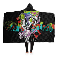 Kandi Cute Yandere Anime Girl Hooded Blanket - kawaiiwaru