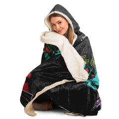 Kandi Cute Yandere Anime Girl Hooded Blanket - kawaiiwaru