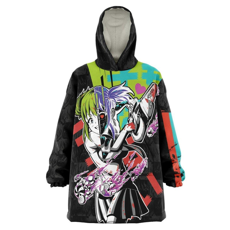 Kandi Cute Yandere Anime Girl Snug Hoodie - kawaiiwaru