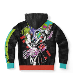 Kandi Cute Yandere Anime Girl Unisex AOP Hoodie - kawaiiwaru