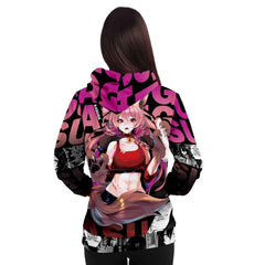 Kasuga werewolf anime girl AOP Hoodie - kawaiiwaru