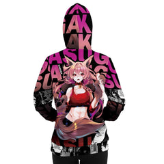 Kasuga werewolf anime girl AOP Hoodie - kawaiiwaru