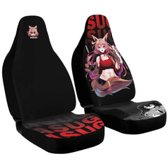 Kasuga werewolf anime girl Car seat Cover (x2) - kawaiiwaru